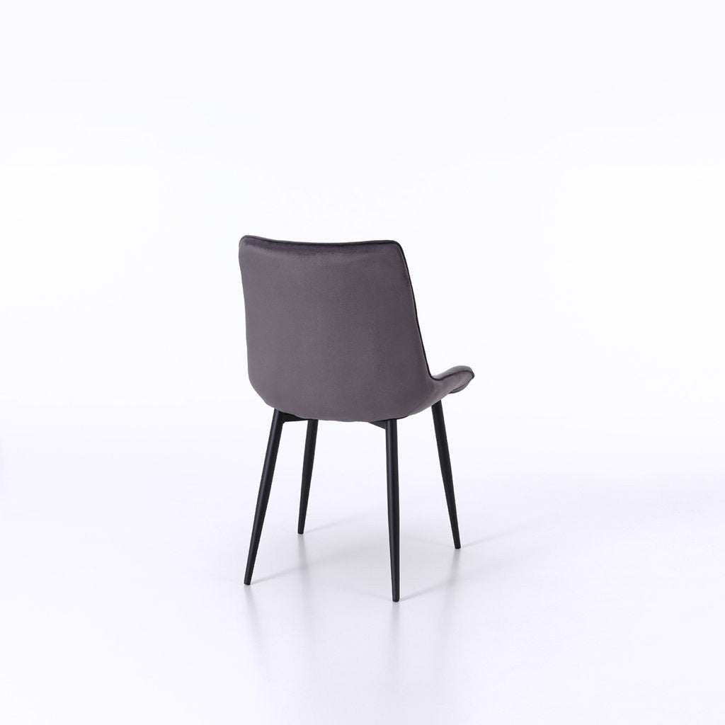 Set 4 Sedie NOEMI grigio scuro