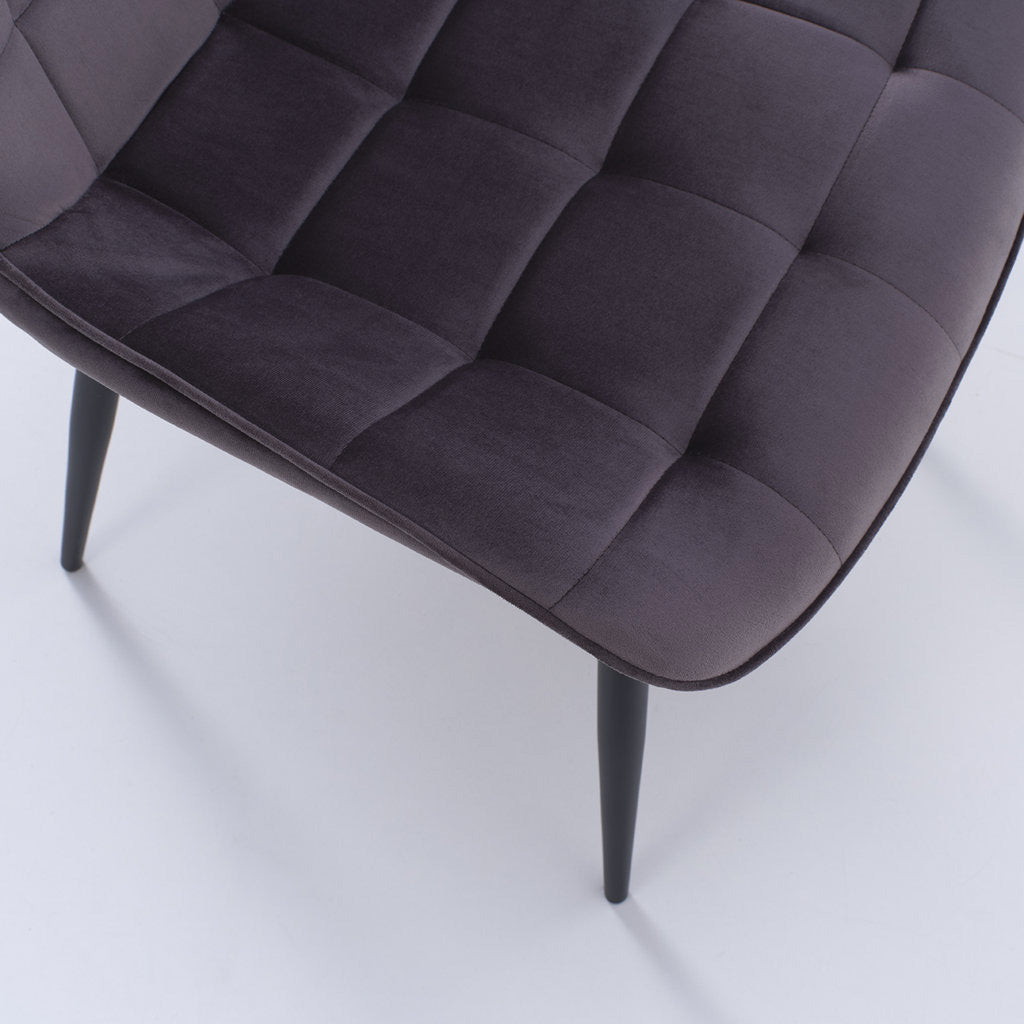 Set 4 Sedie NOEMI grigio scuro