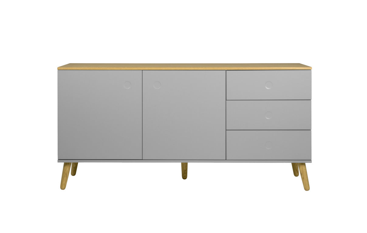 Buffet 2ante/3cassetti HANS grigio chiaro