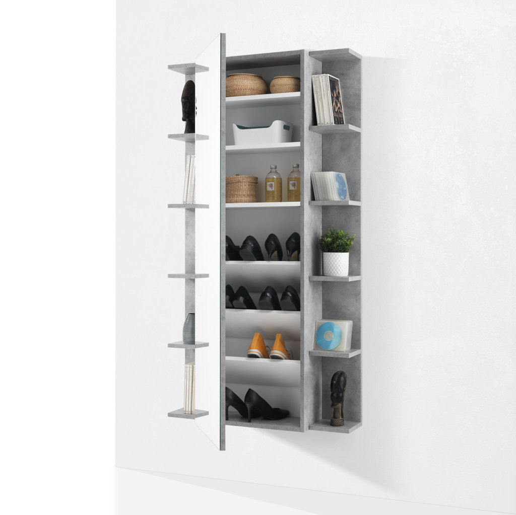 Scarpiera/Scaffale con specchio WALK