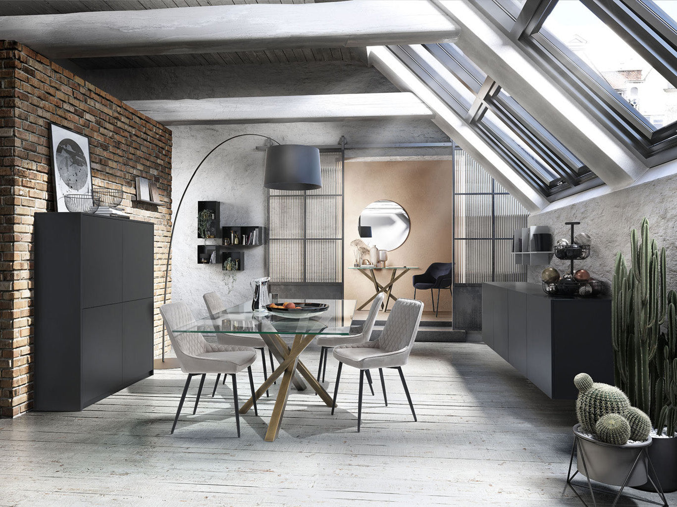Credenza alta IMOLA nero