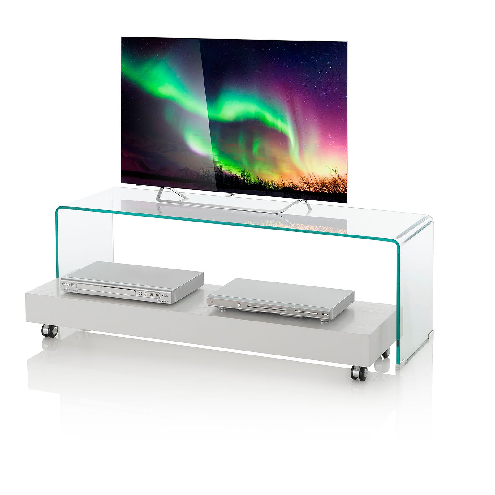 Porta TV ZED bianco