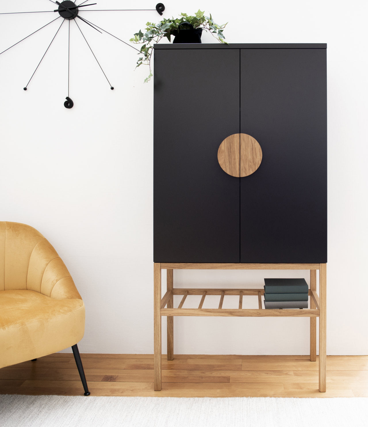 Credenza alta TROSA nero