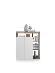Credenza AMOS bianco/pero