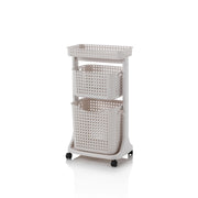 Carrello lavanderia 2 cesti LINO