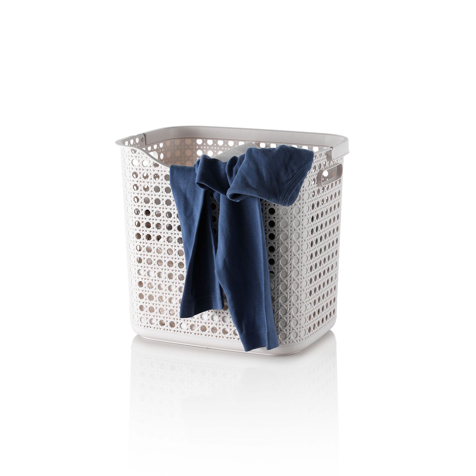 Cesto portabiancheria con manico LINO