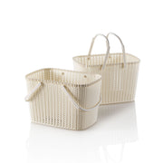 Set 2 cestini portaoggetti con manico HARDY