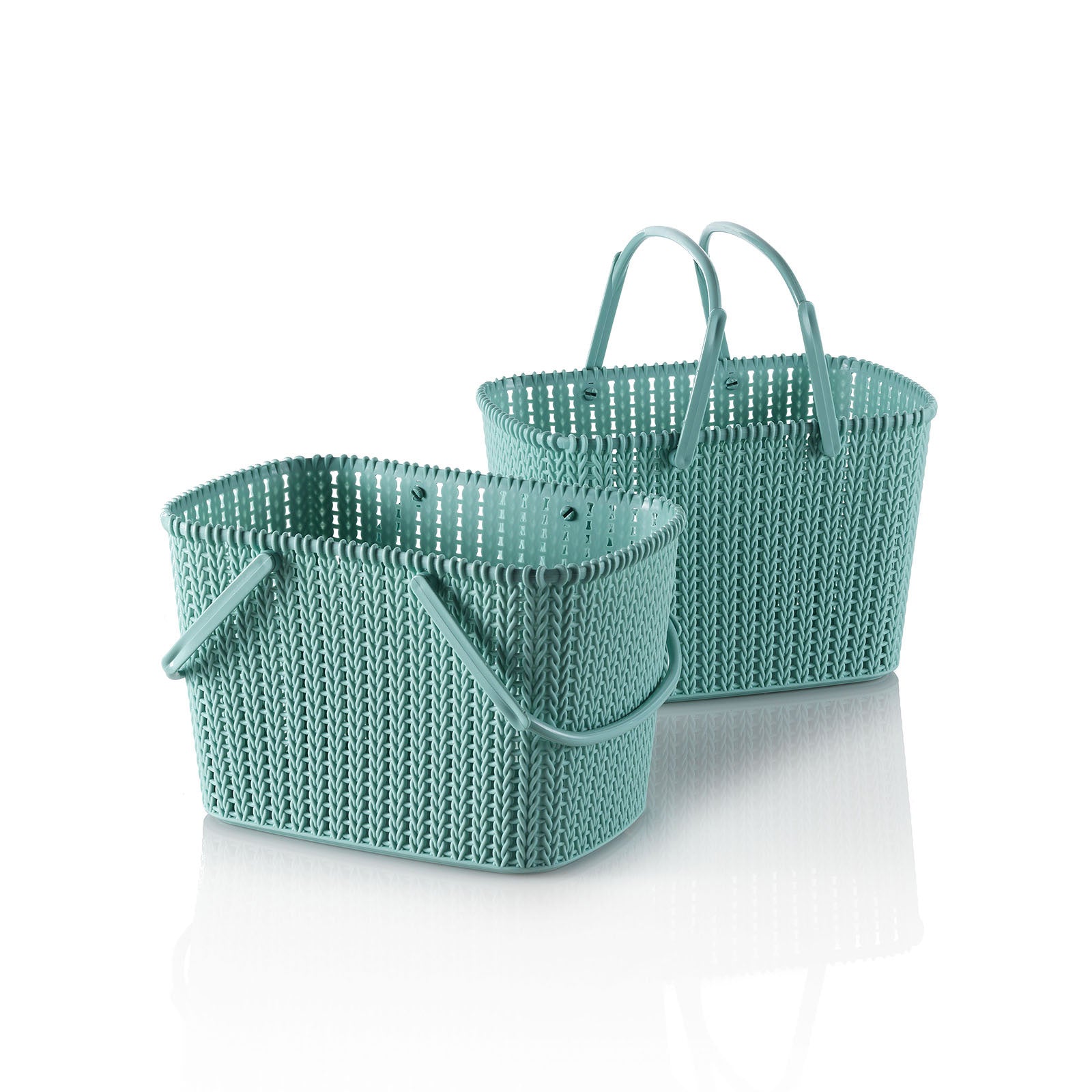 Set 2 cestini portaoggetti con manico HARDY