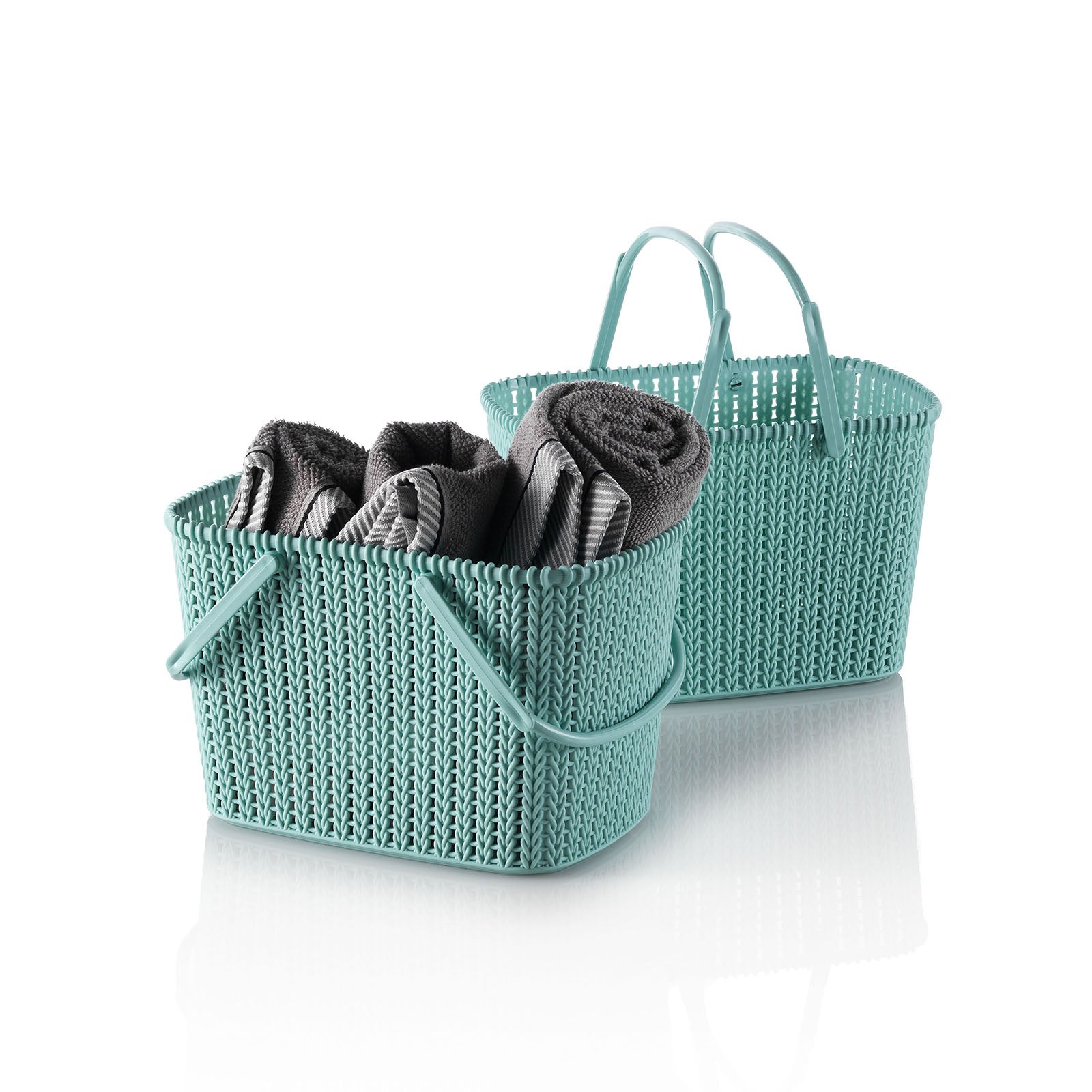 Set 2 cestini portaoggetti con manico HARDY