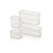 Set 4 contenitori con coperchio BON