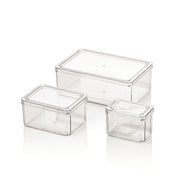 Set 3 contenitori con coperchio DIP