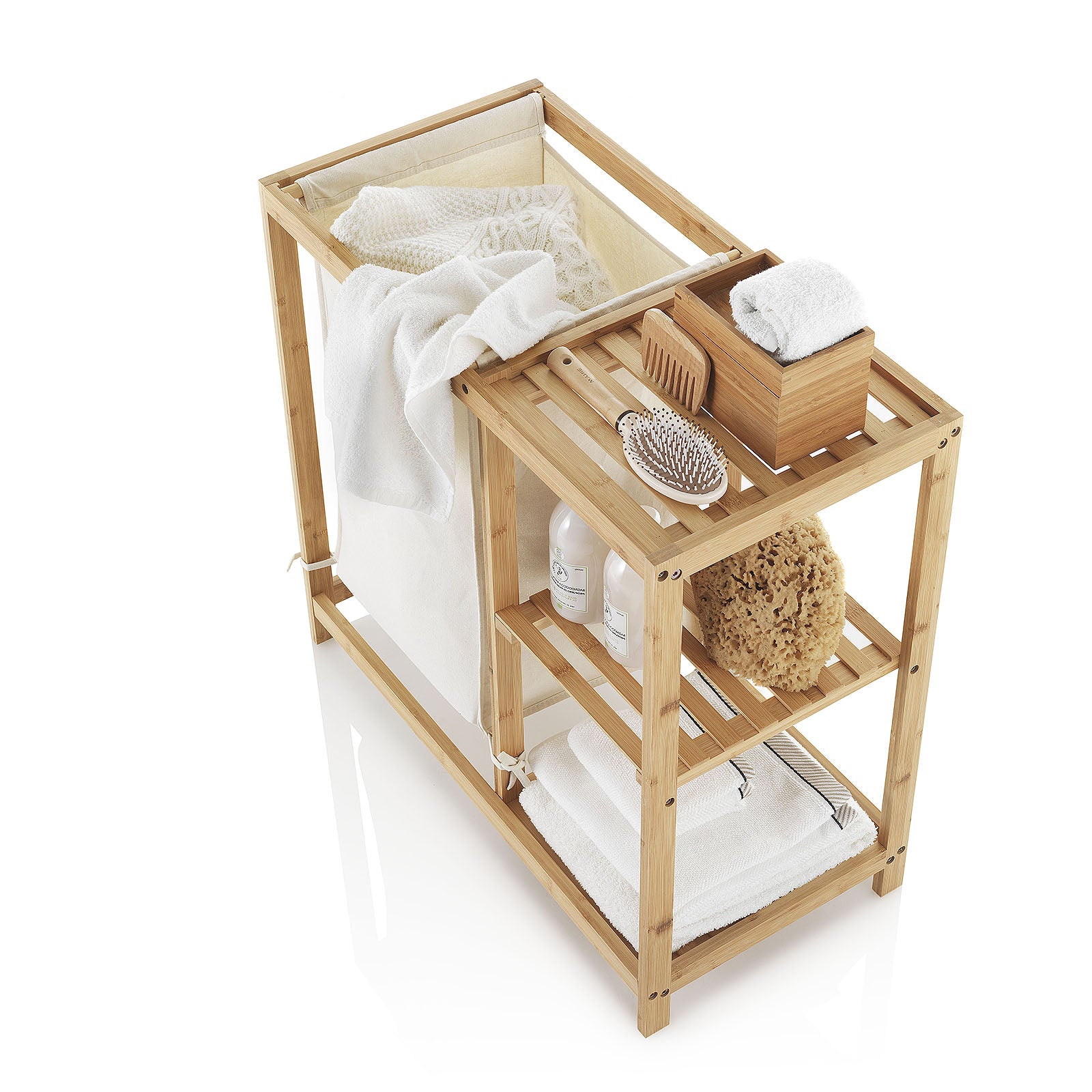 JOLLY shelf with laundry basket