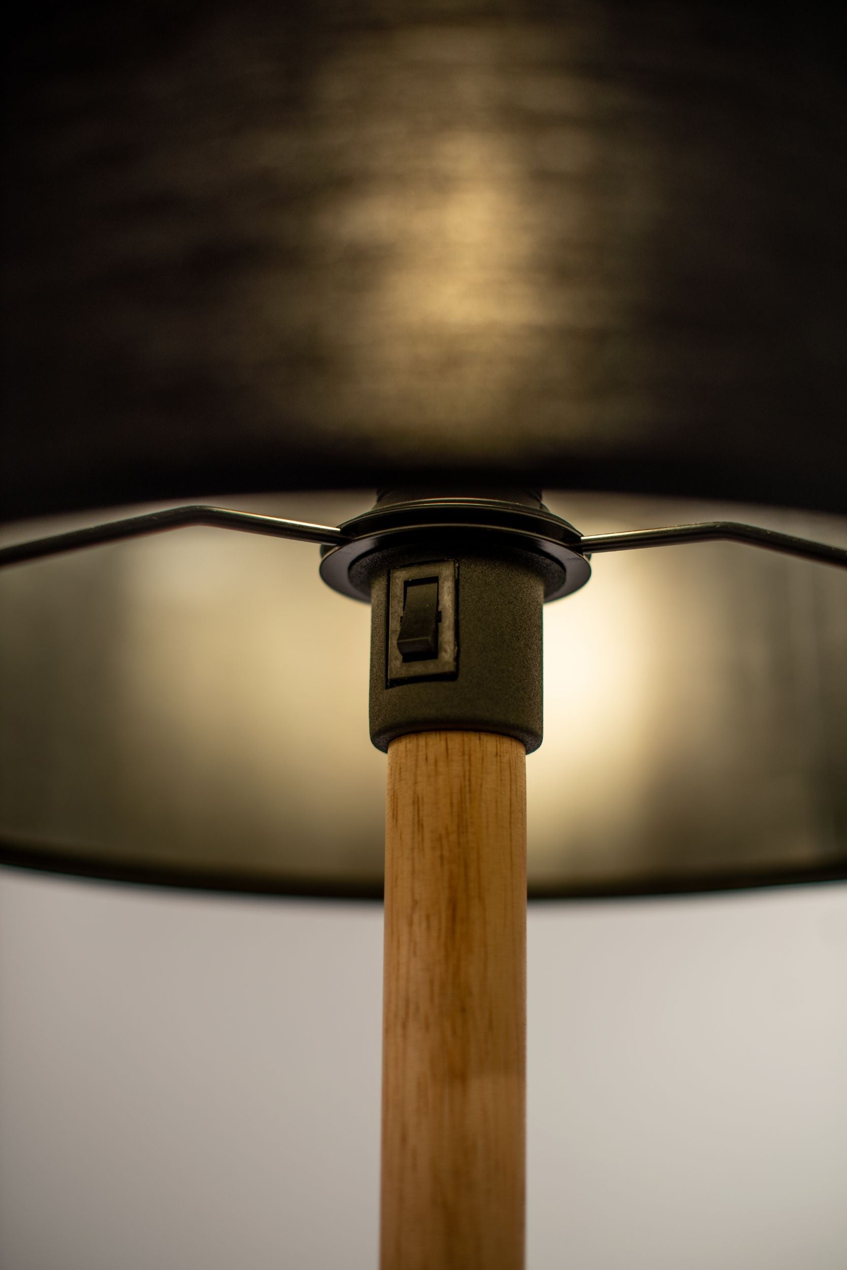 Lampada da terra IRIS nero