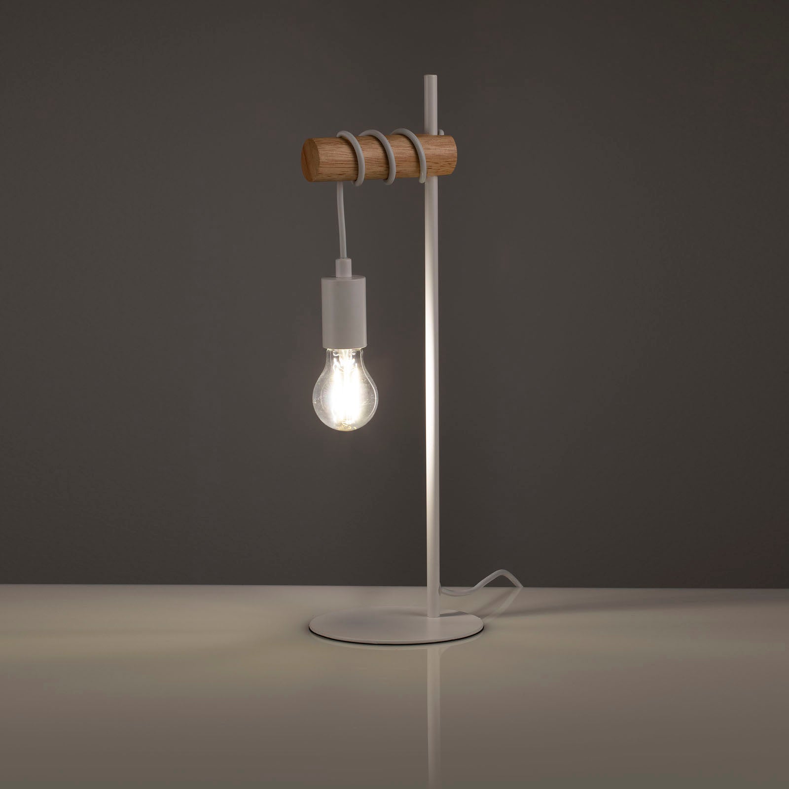 Lampada da tavolo CHLOE bianco