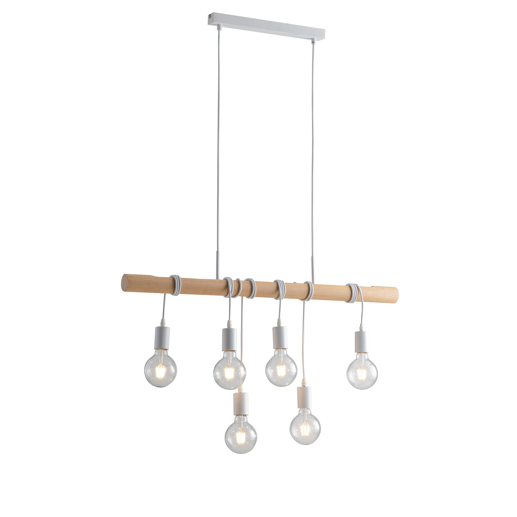Lampadario CHLOE bianco