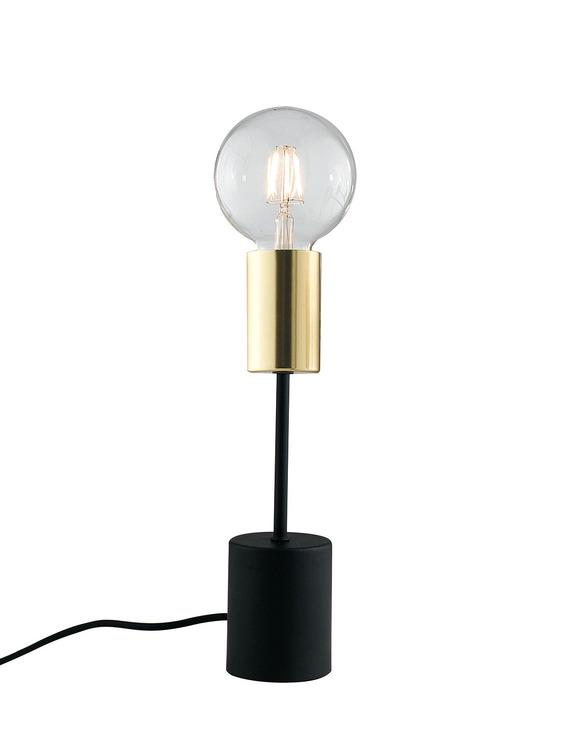 Lampada da tavolo BLAKE nero/oro