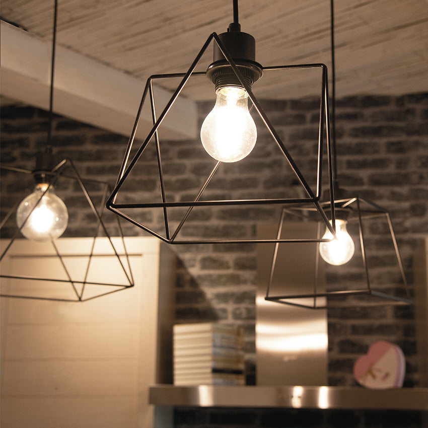 Lampadario 4 luci ROXANE nero