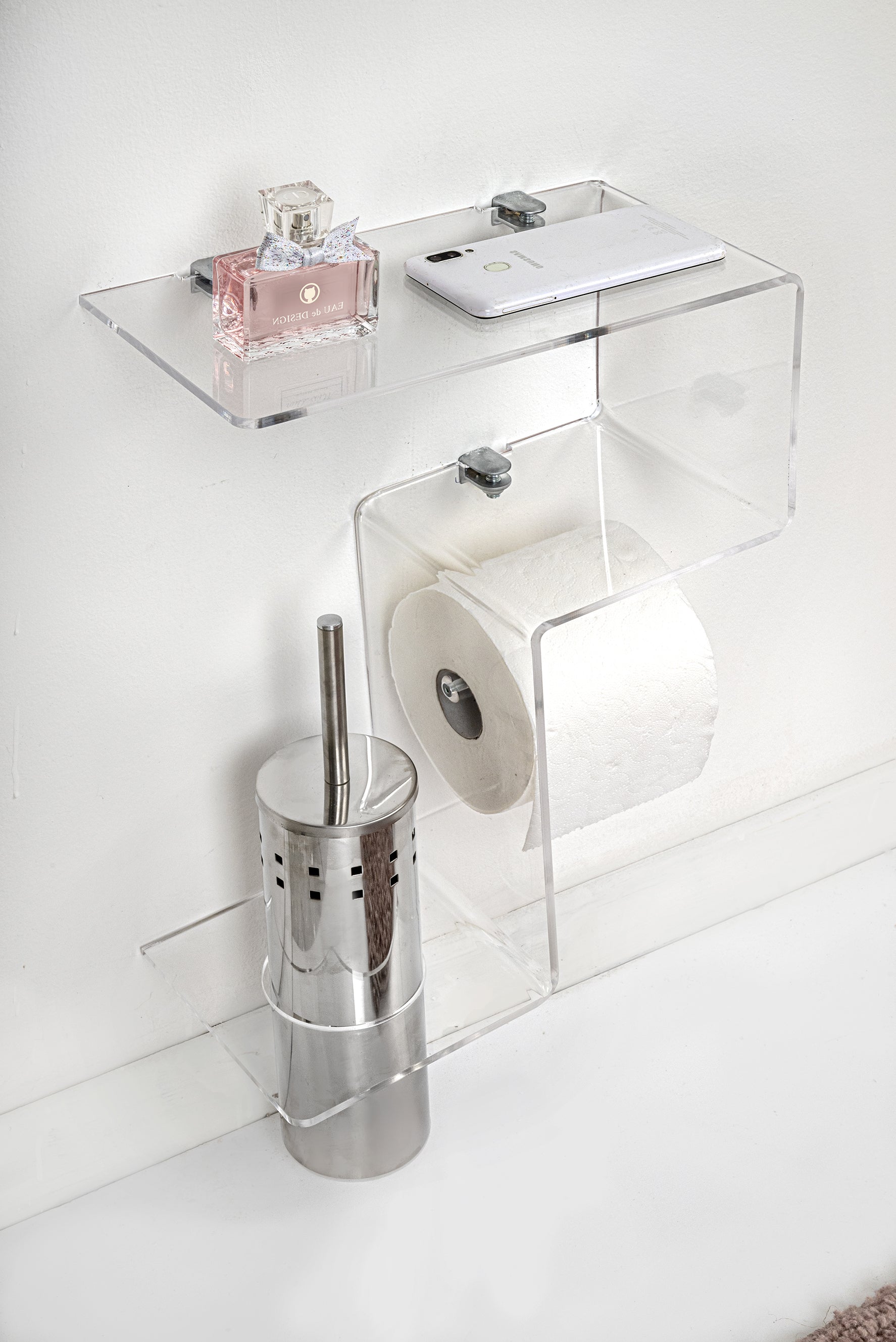 Mensola multifunzione per bagno da parete DOMUS
