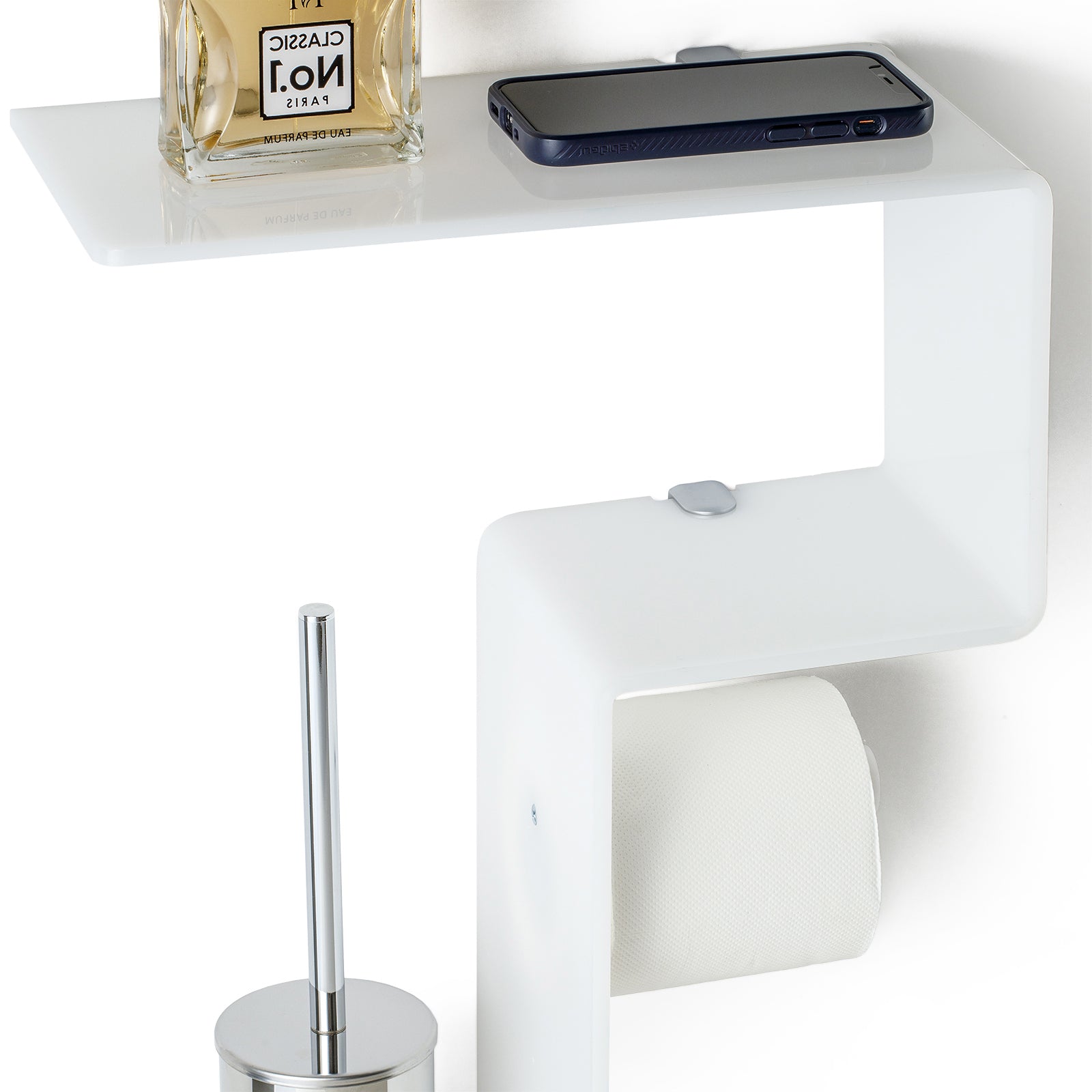 Mensola multifunzione per bagno da parete DOMUS