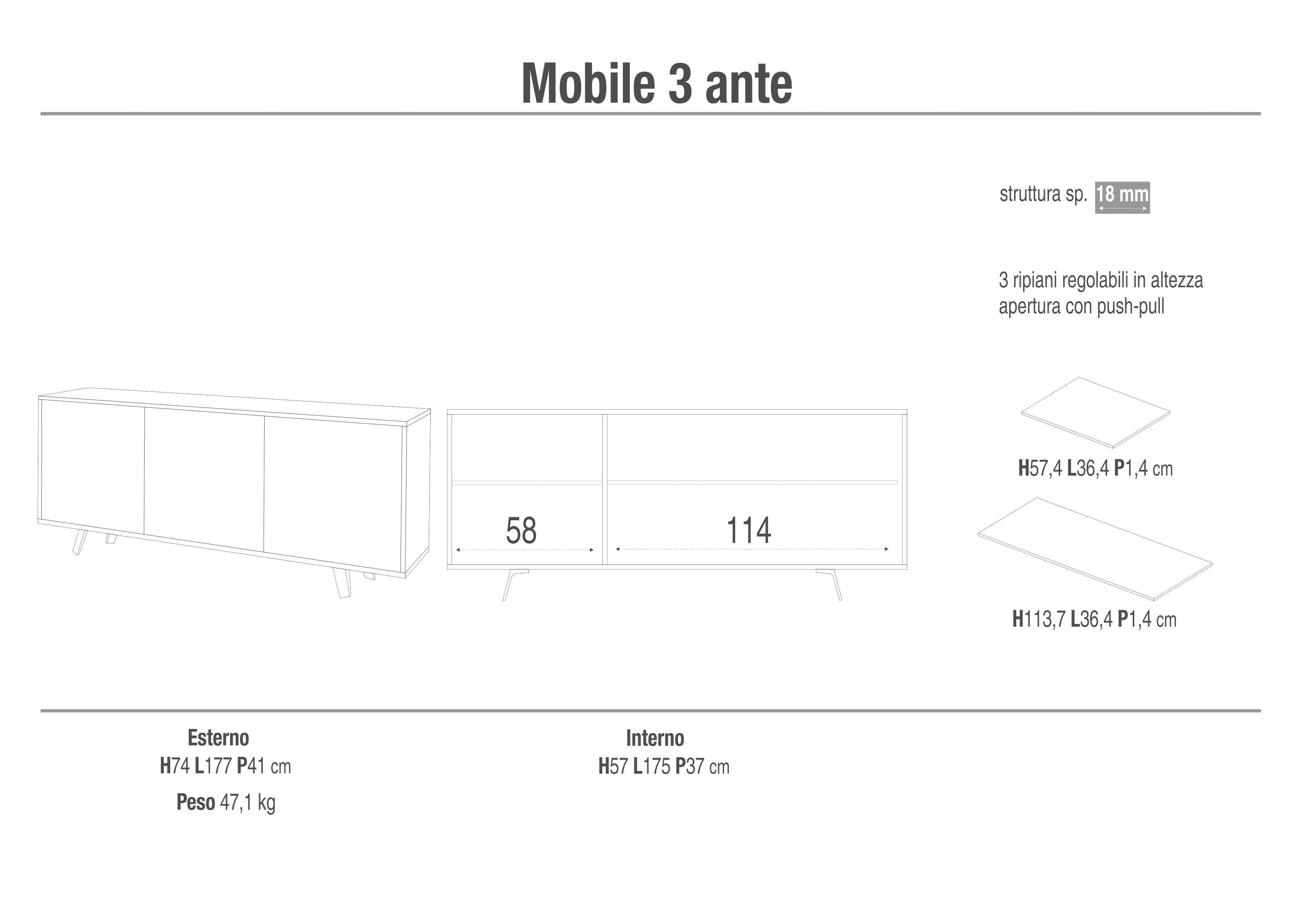 Buffet 3 ante VELBRUK