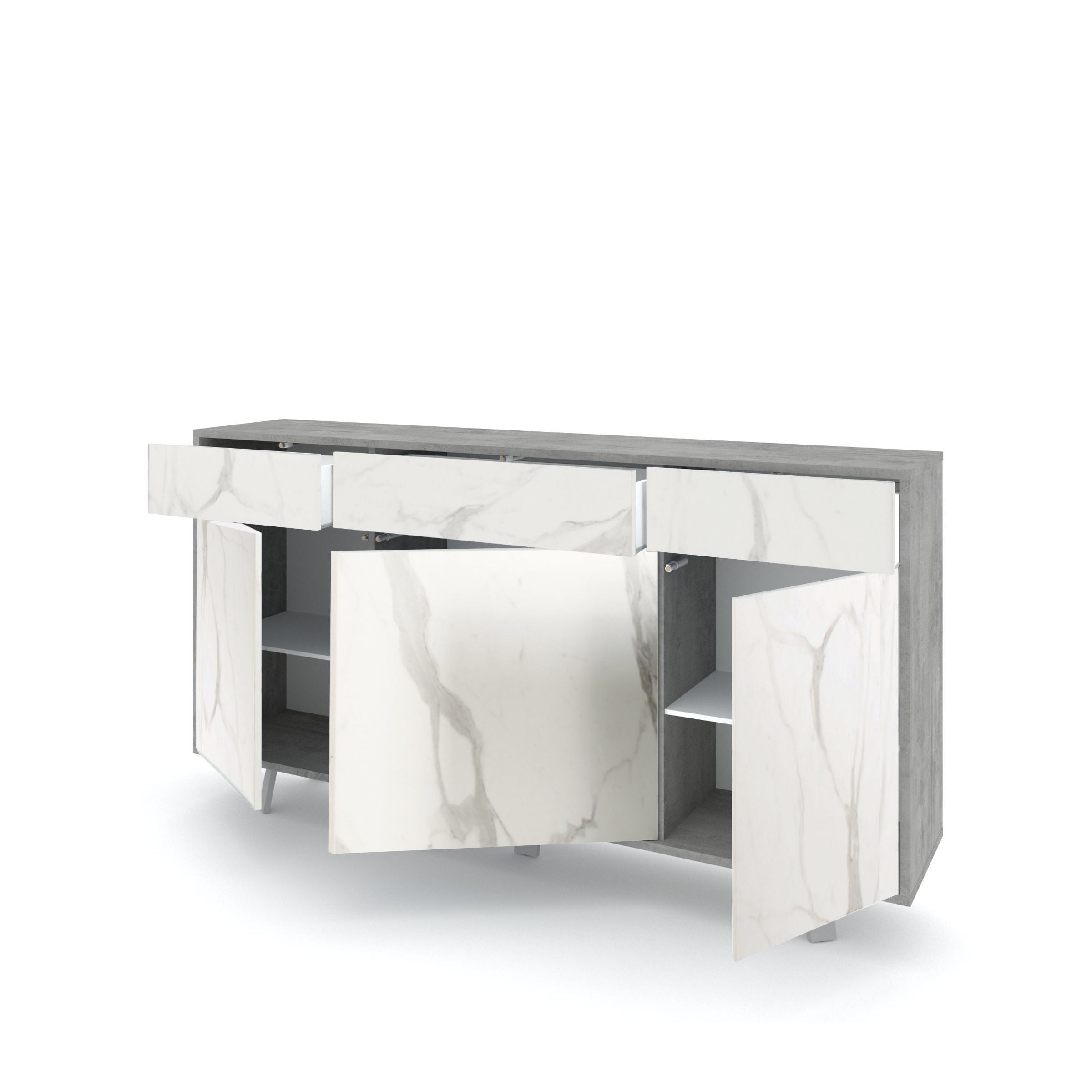 Credenza 3 ante/3 cassetti VELBRUK