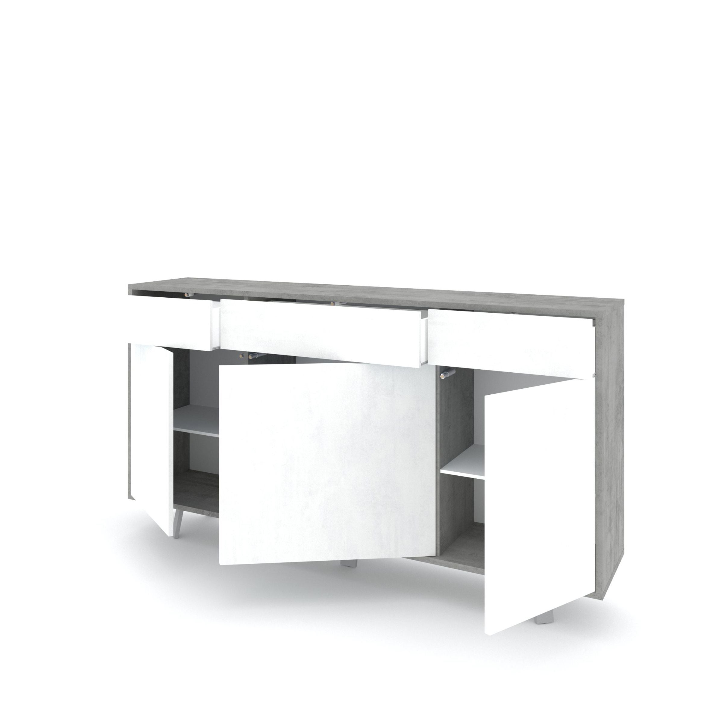 Credenza 3 ante/3 cassetti VELBRUK