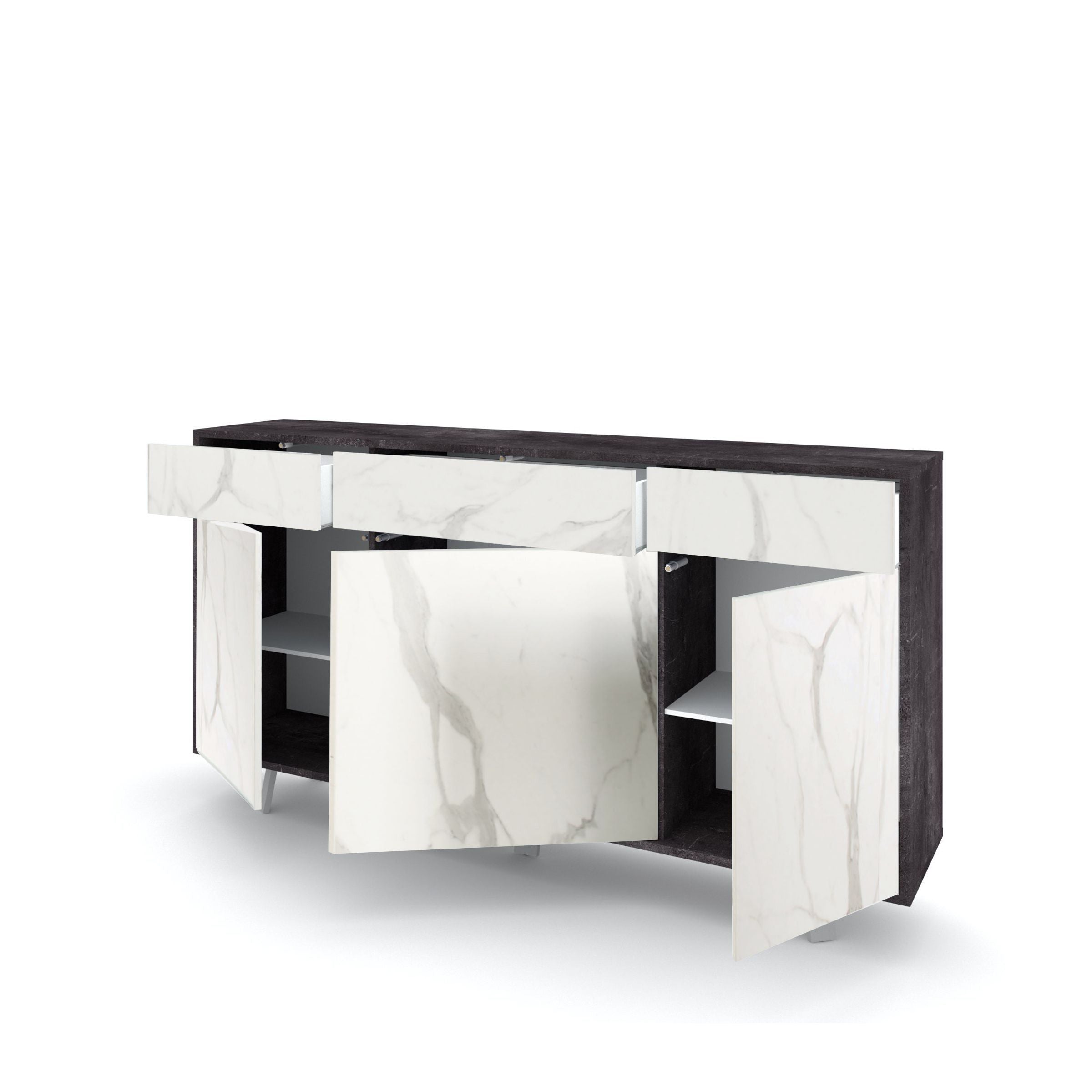 Credenza 3 ante/3 cassetti VELBRUK