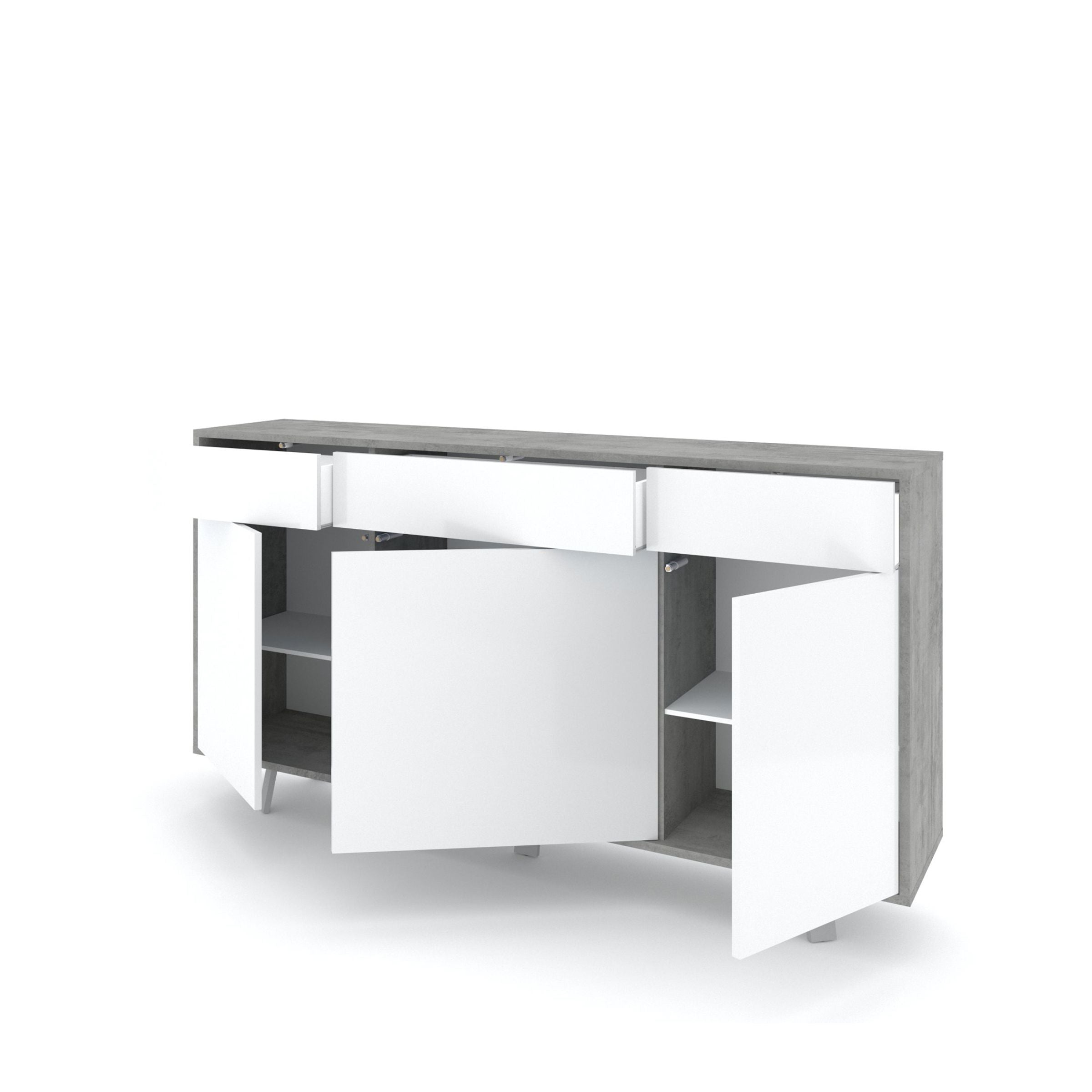 Credenza 3 ante/3 cassetti VELBRUK