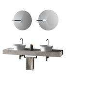 Composizione doppio lavabo 8 pezzi ASTRA