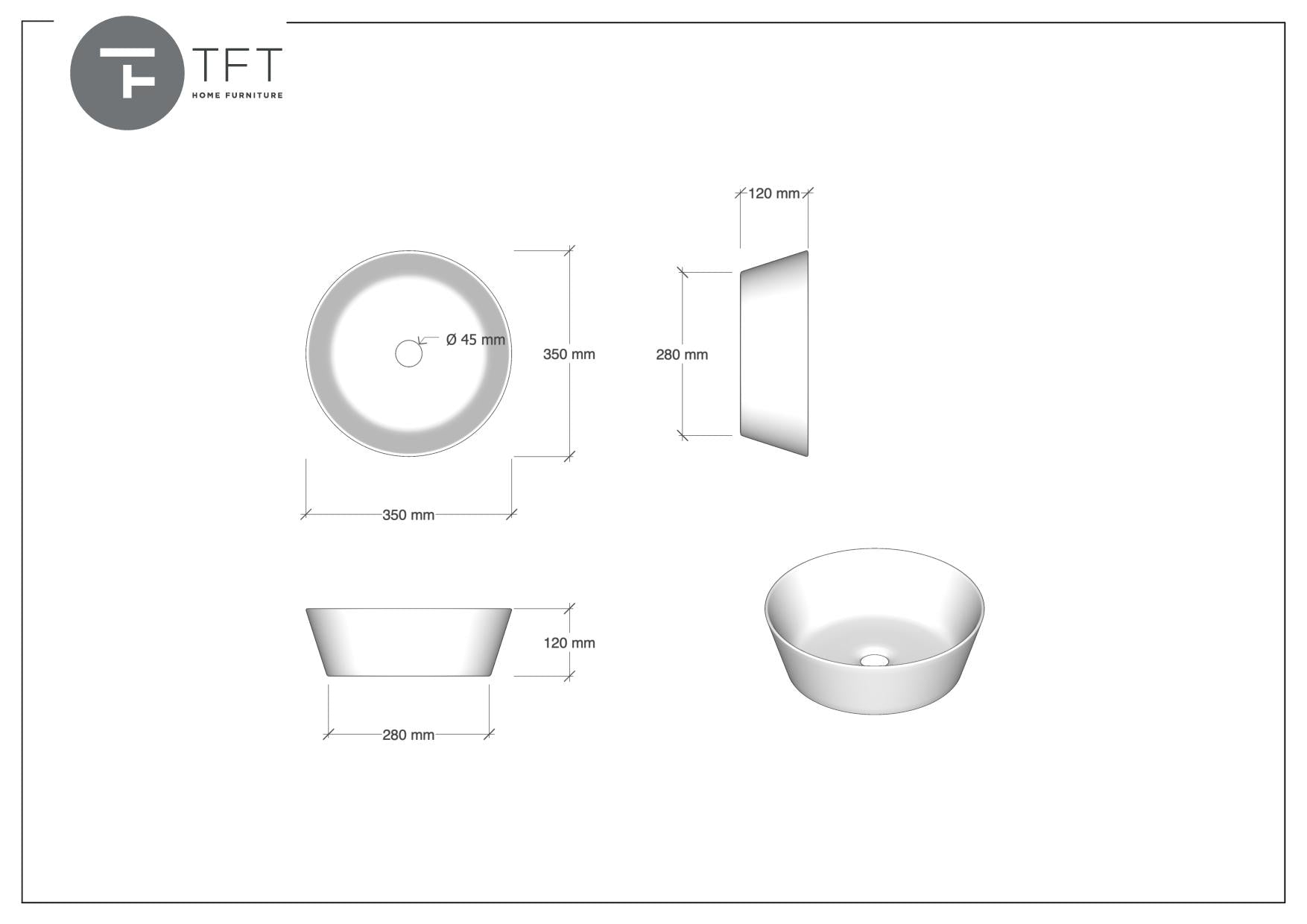 Composizione doppio lavabo 9 pezzi ASTRA