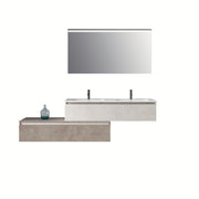 Composizione doppio lavabo 4 pezzi ASTRA