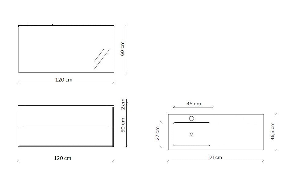 Composizione vasca SX IGEA
