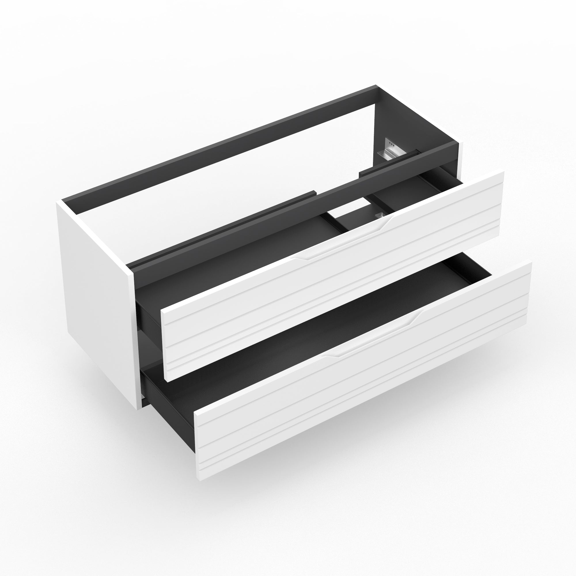 Base portalavabo 2 cassetti per vasca DX SOLMIRA