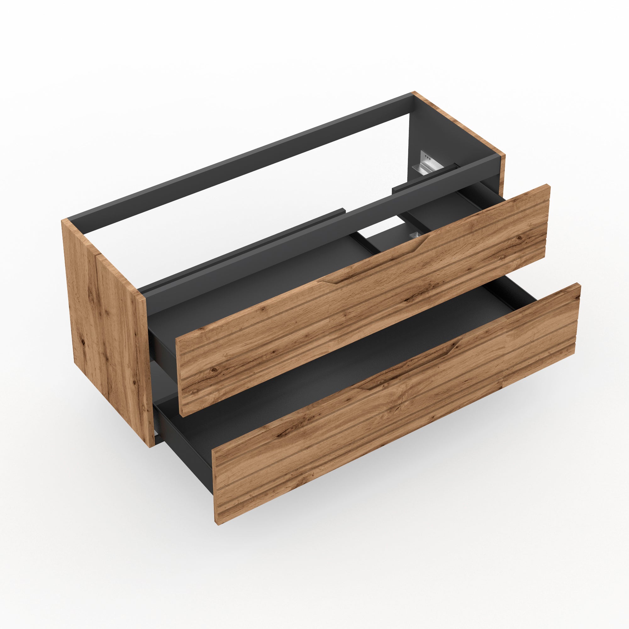 Base portalavabo 2 cassetti per vasca DX SOLMIRA