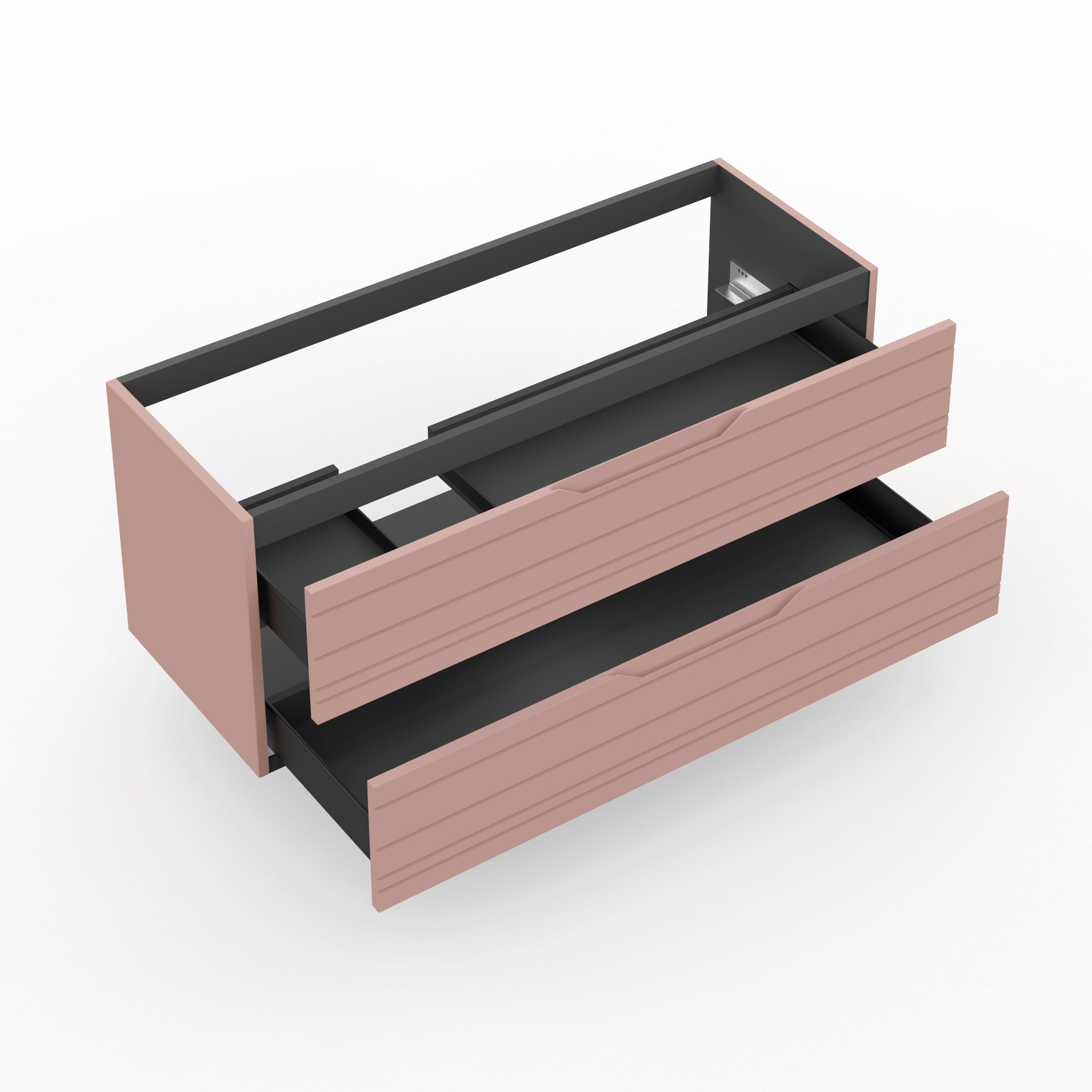 Base portalavabo 2 cassetti per vasca SX SOLMIRA