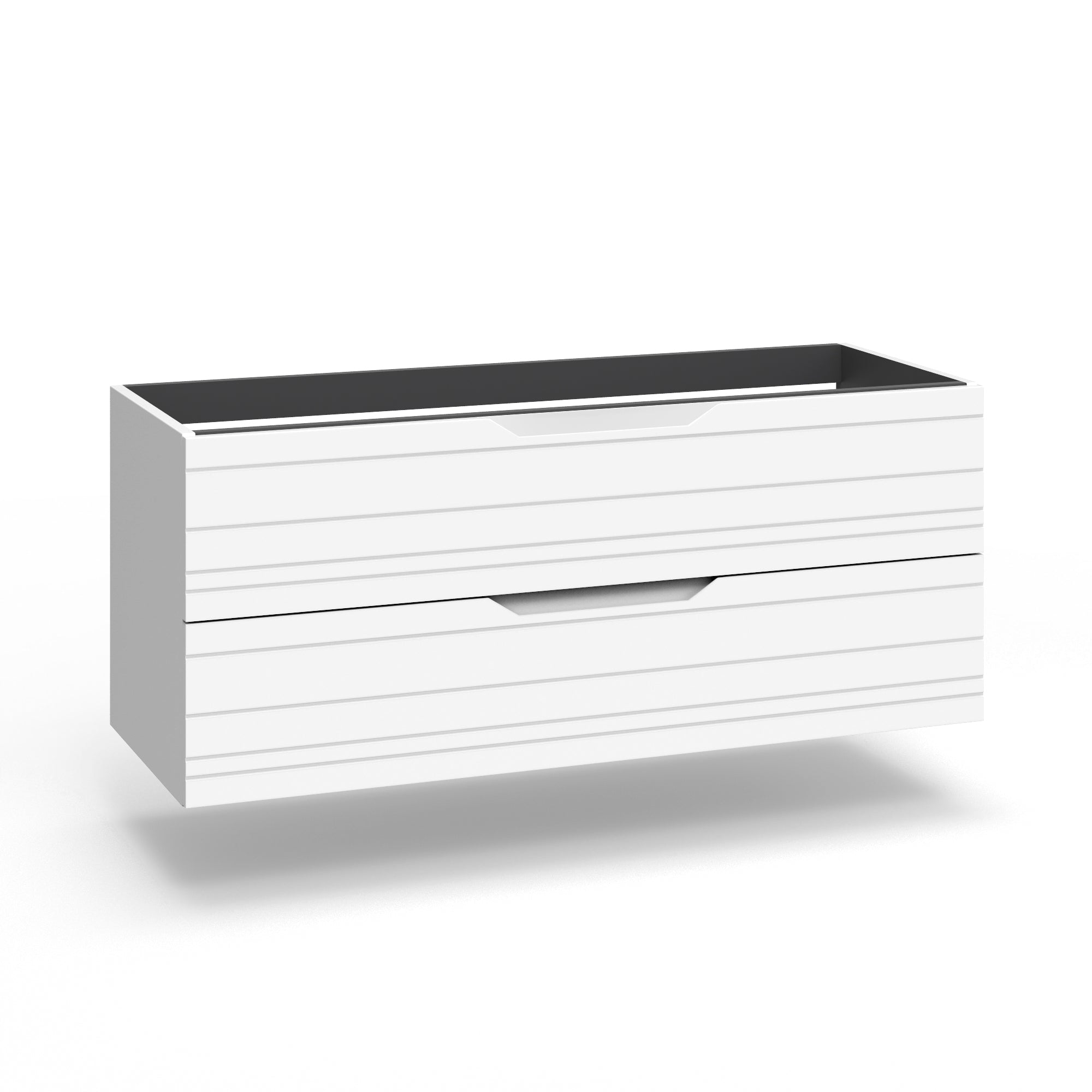 Base portalavabo 2 cassetti per vasca SX SOLMIRA