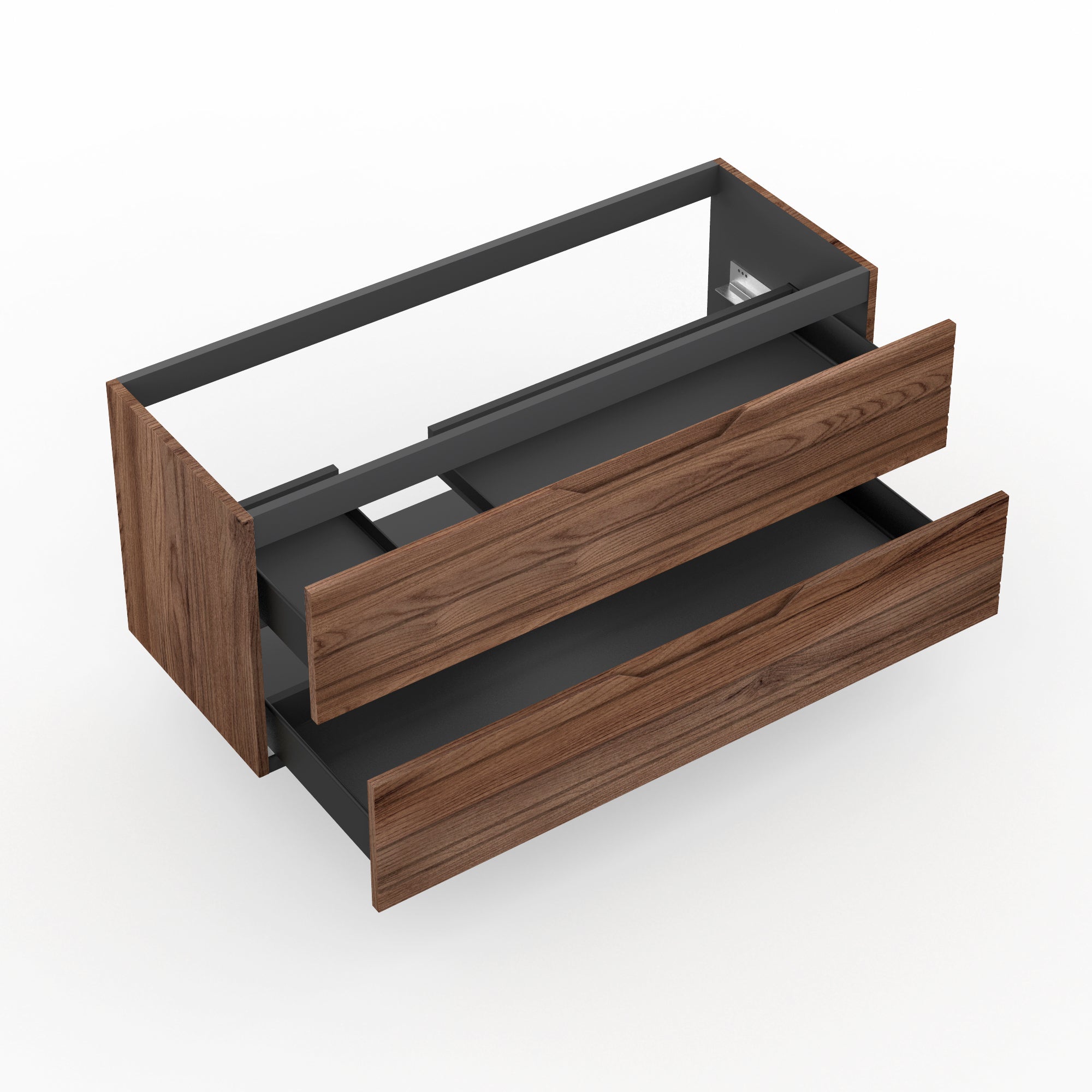 Base portalavabo 2 cassetti per vasca SX SOLMIRA