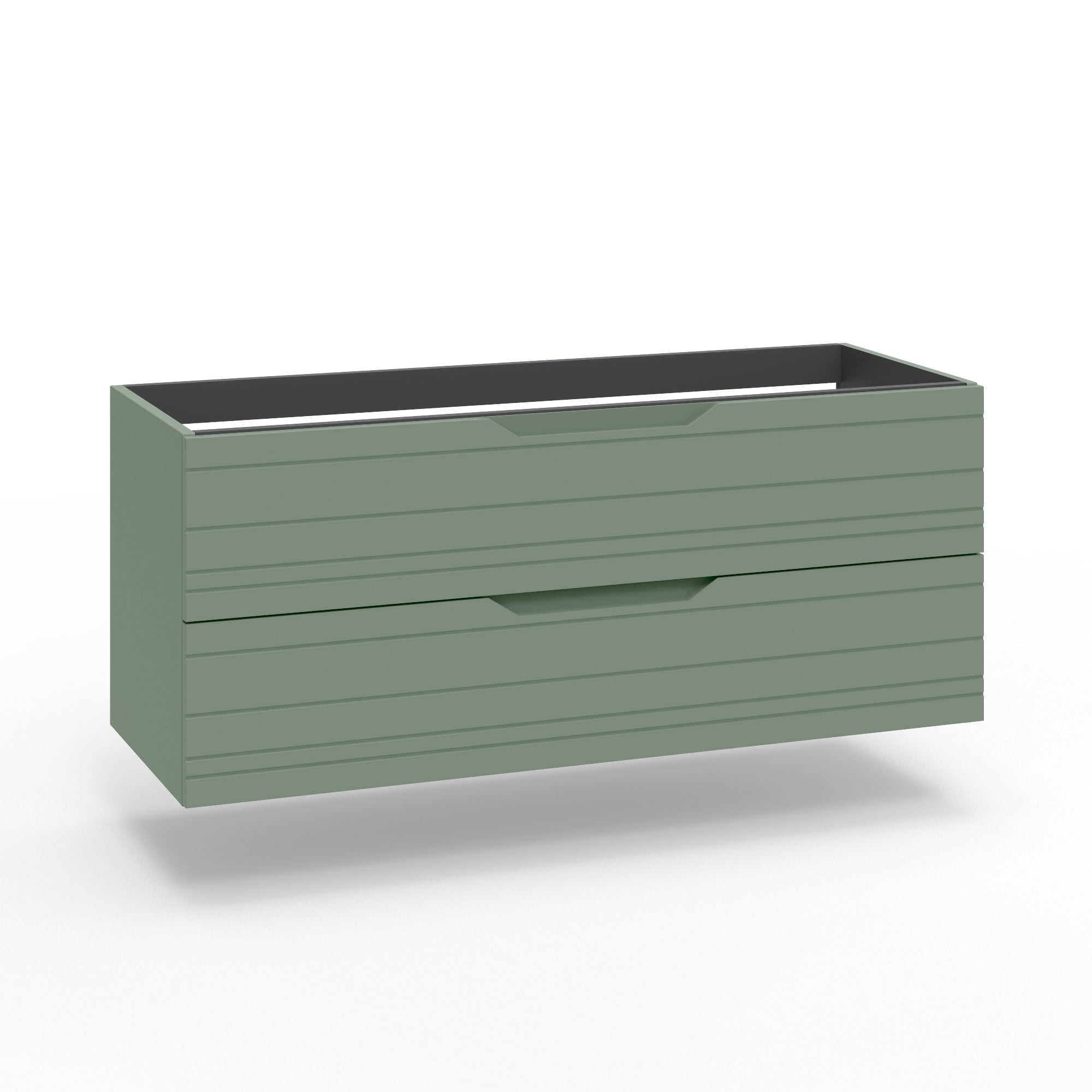 Base portalavabo 2 cassetti per vasca SX SOLMIRA