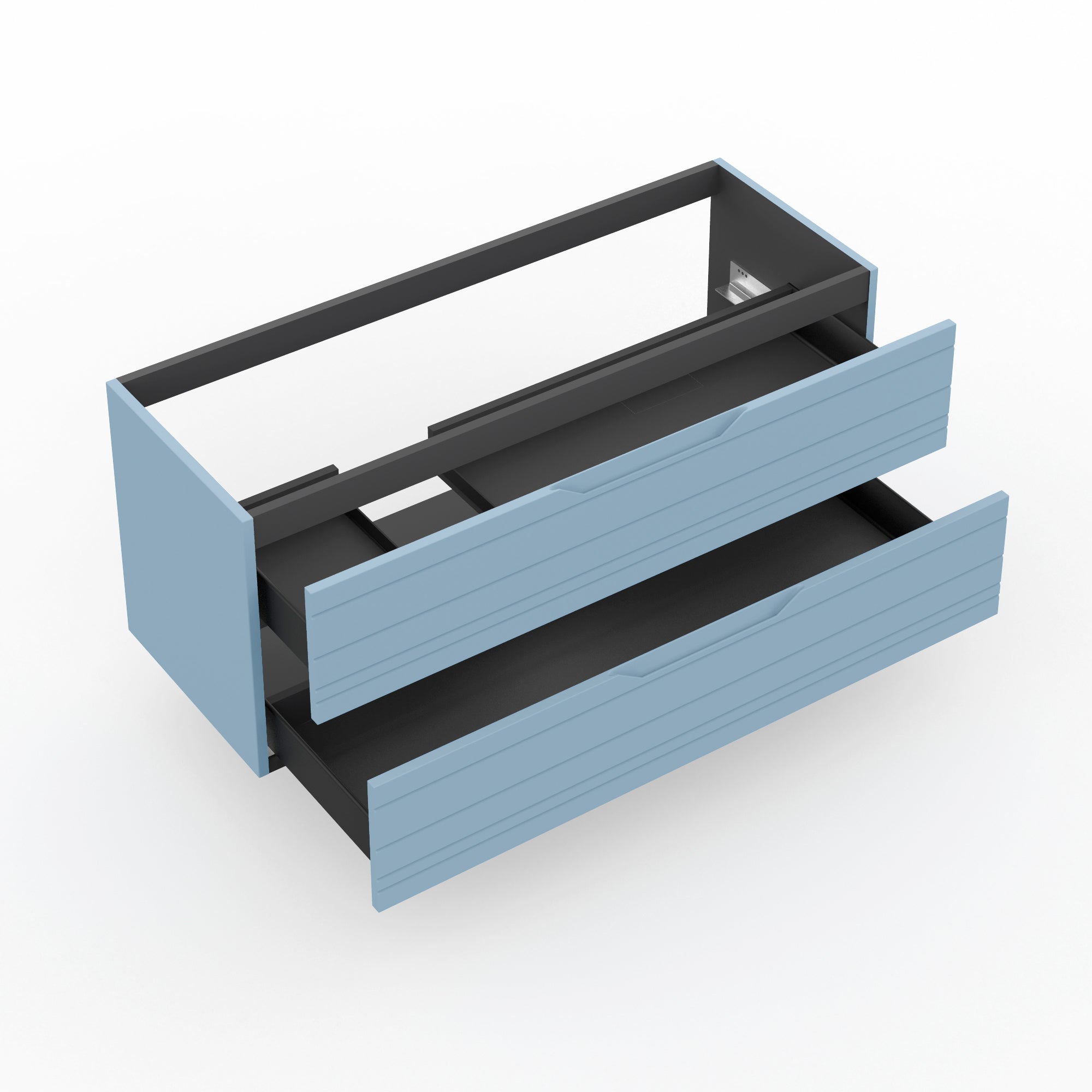 Base portalavabo 2 cassetti per vasca SX SOLMIRA