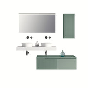 Composizione doppio lavabo 7 pezzi VENERE