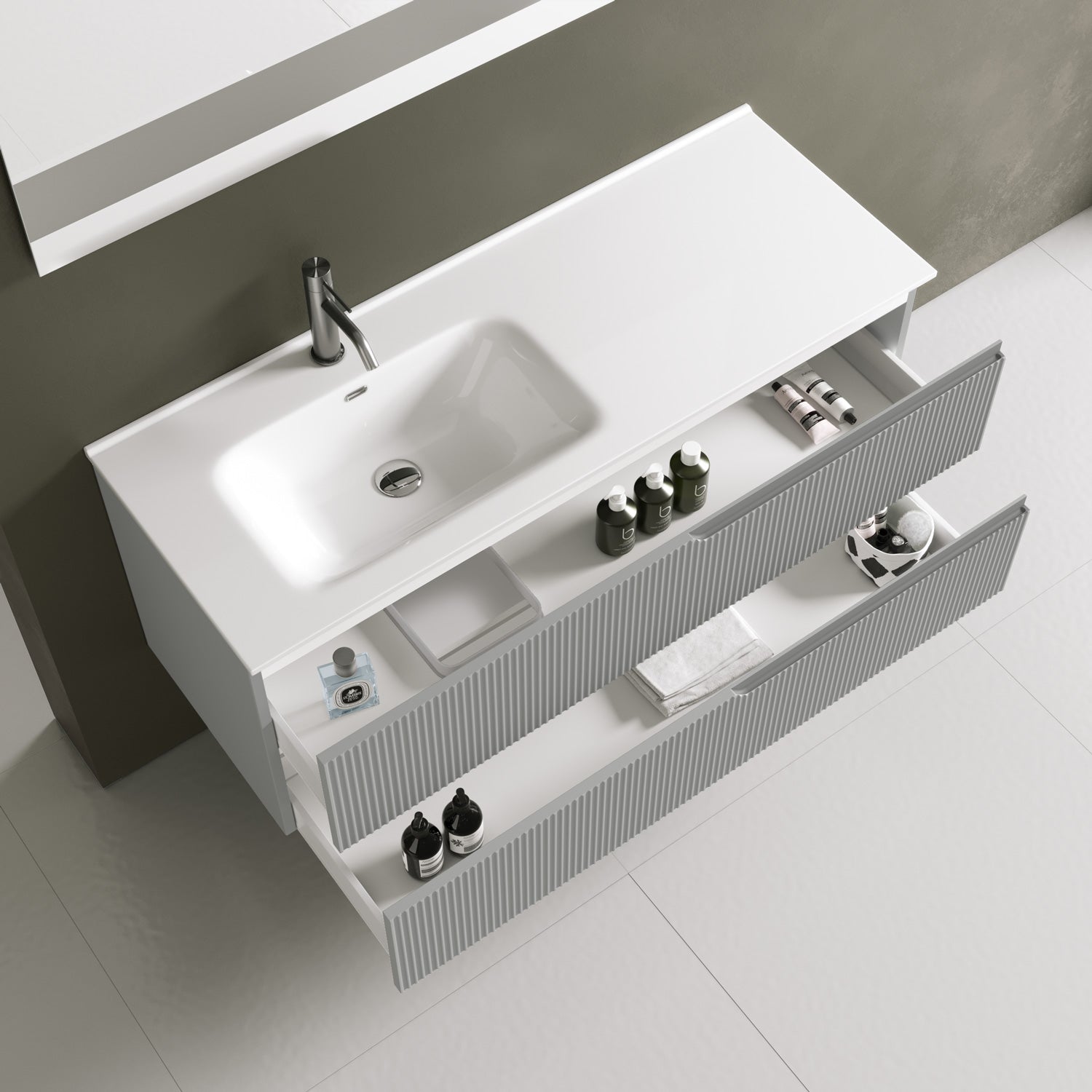 Composizione vasca SX 4 pezzi VENERE
