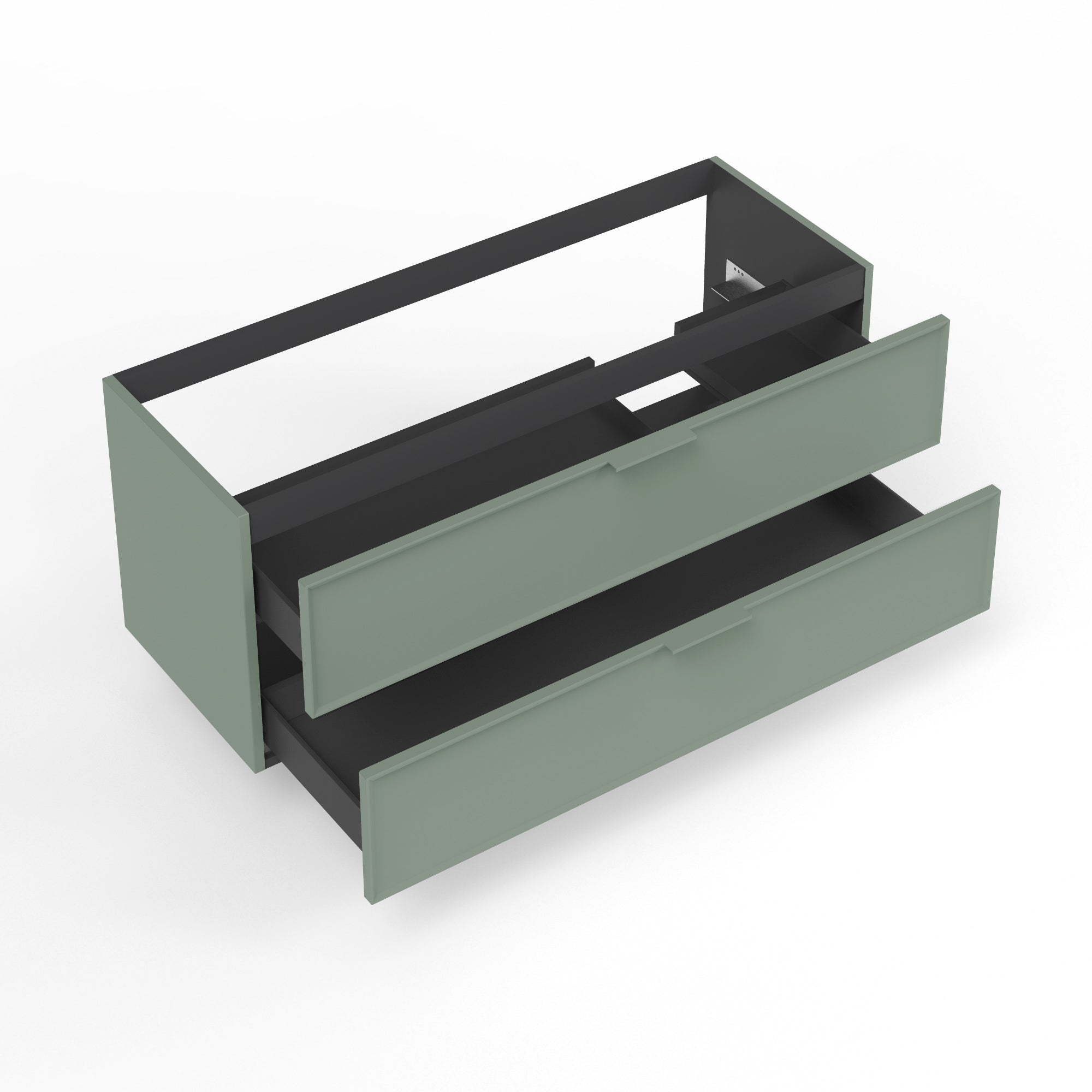 Base portalavabo 2 cassetti per vasca DX ZEFIRA