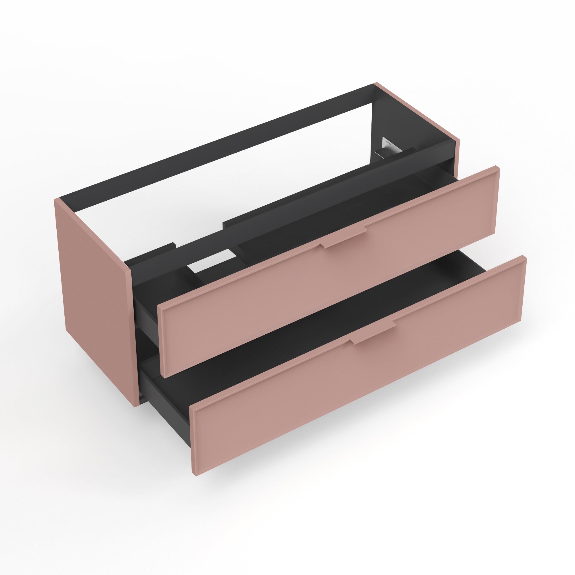 Base portalavabo 2 cassetti per vasca SX ZEFIRA