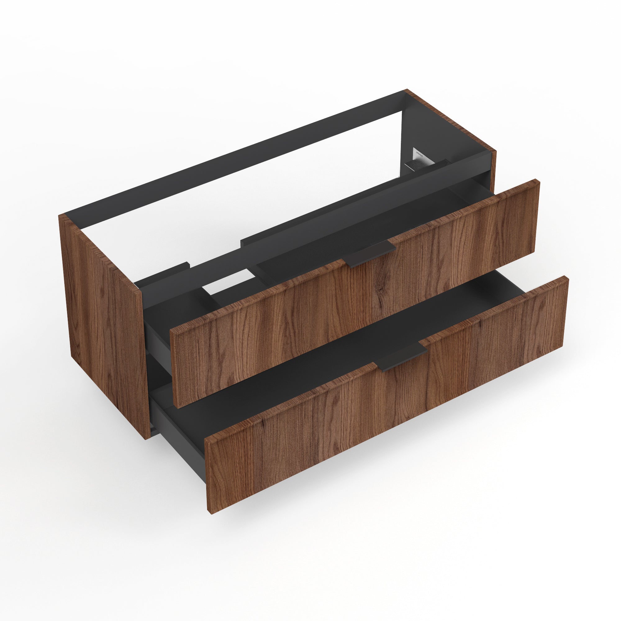 Base portalavabo 2 cassetti per vasca SX ZEFIRA