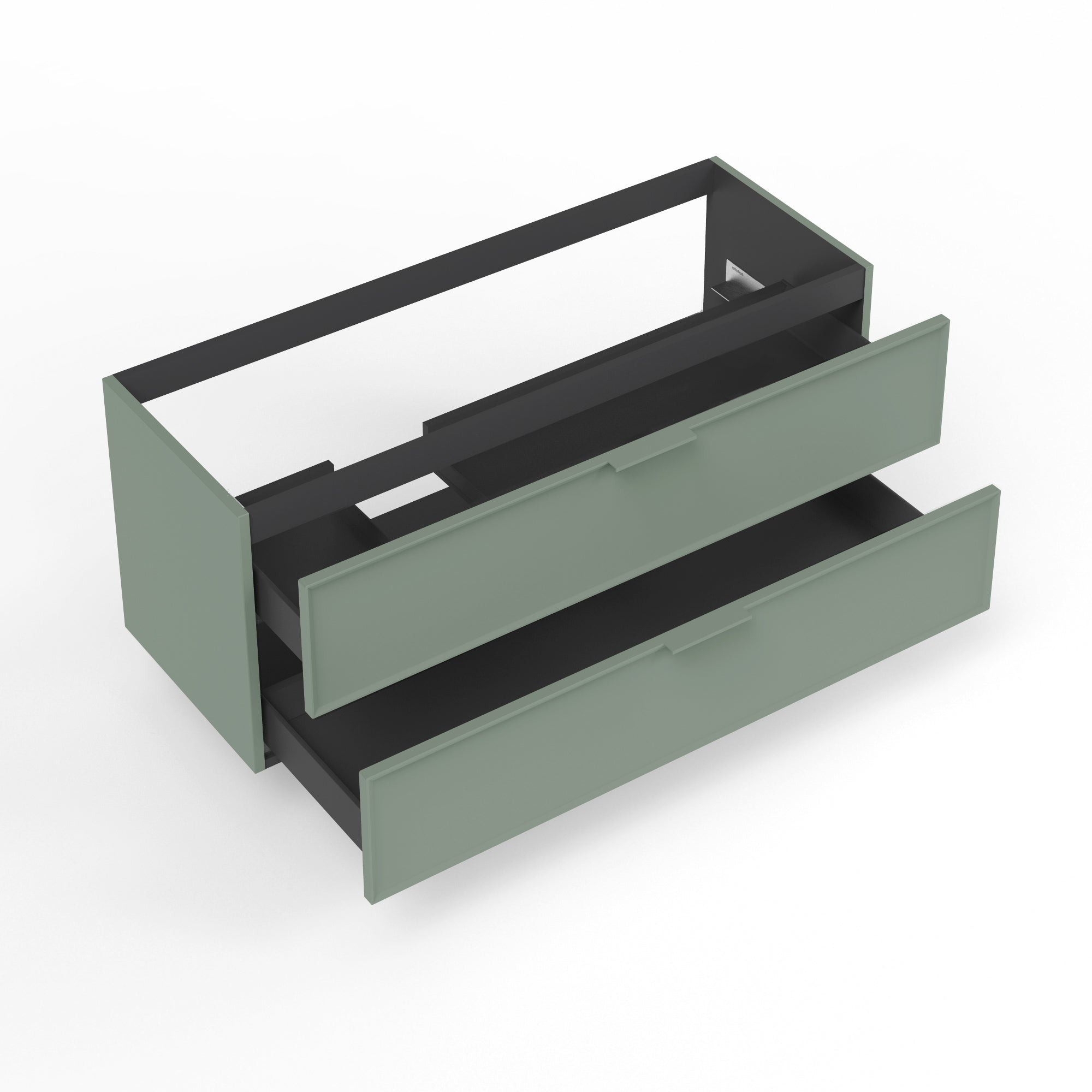Base portalavabo 2 cassetti per vasca SX ZEFIRA
