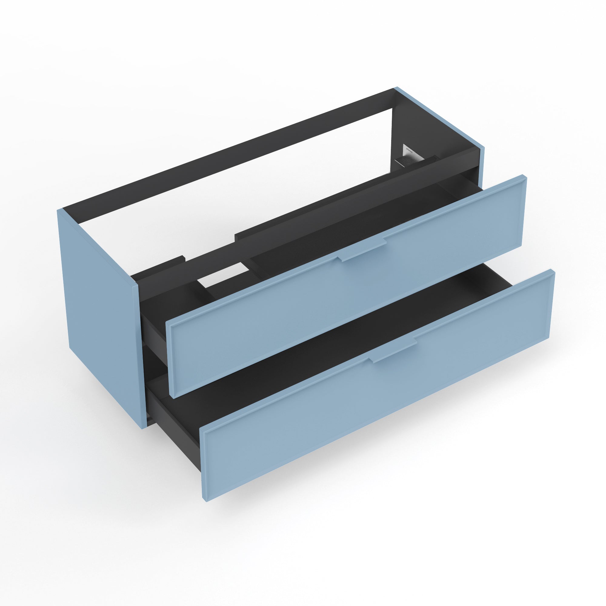 Base portalavabo 2 cassetti per vasca SX ZEFIRA