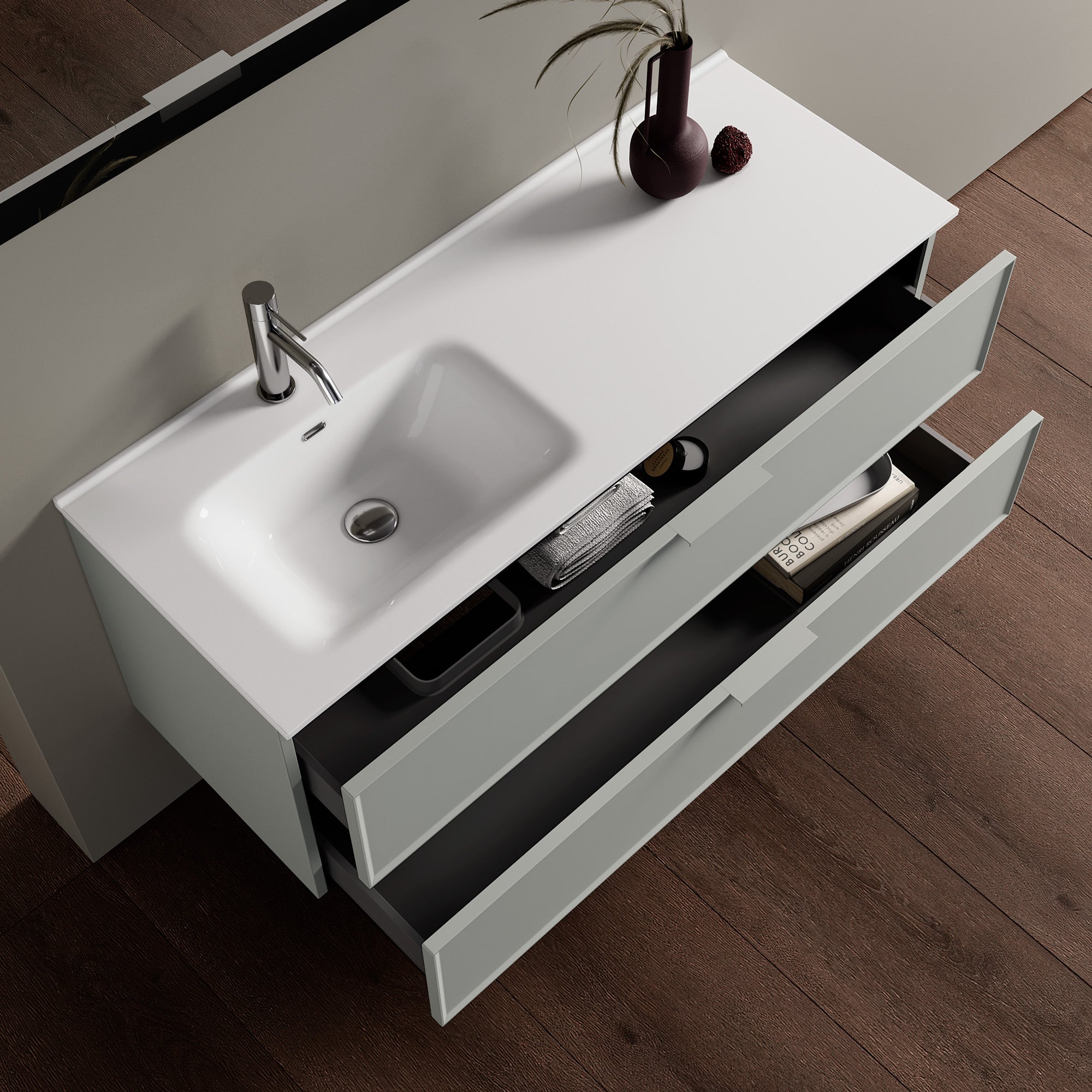 Composizione vasca SX ZEFIRA