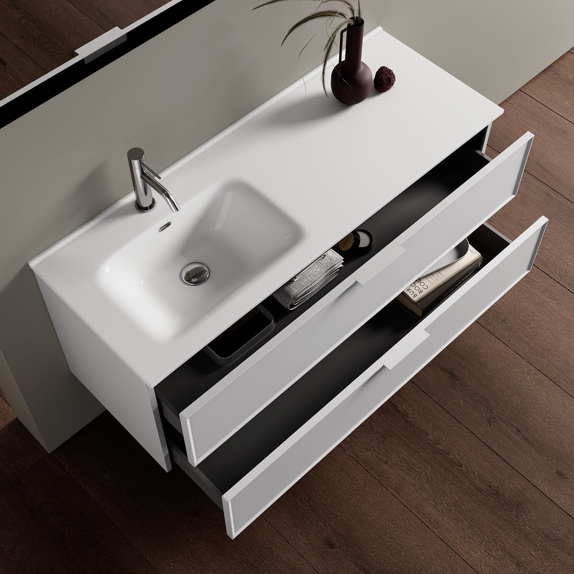 Composizione vasca SX ZEFIRA