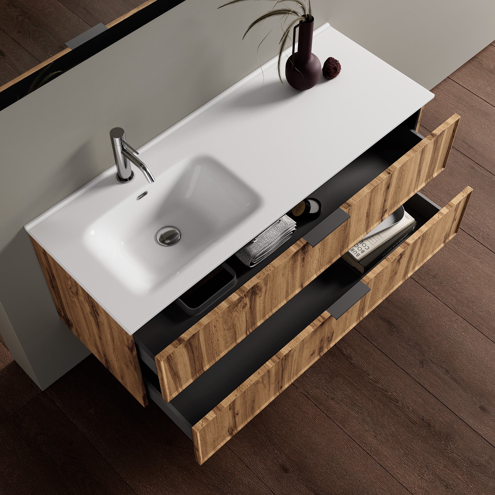 Composizione vasca SX ZEFIRA