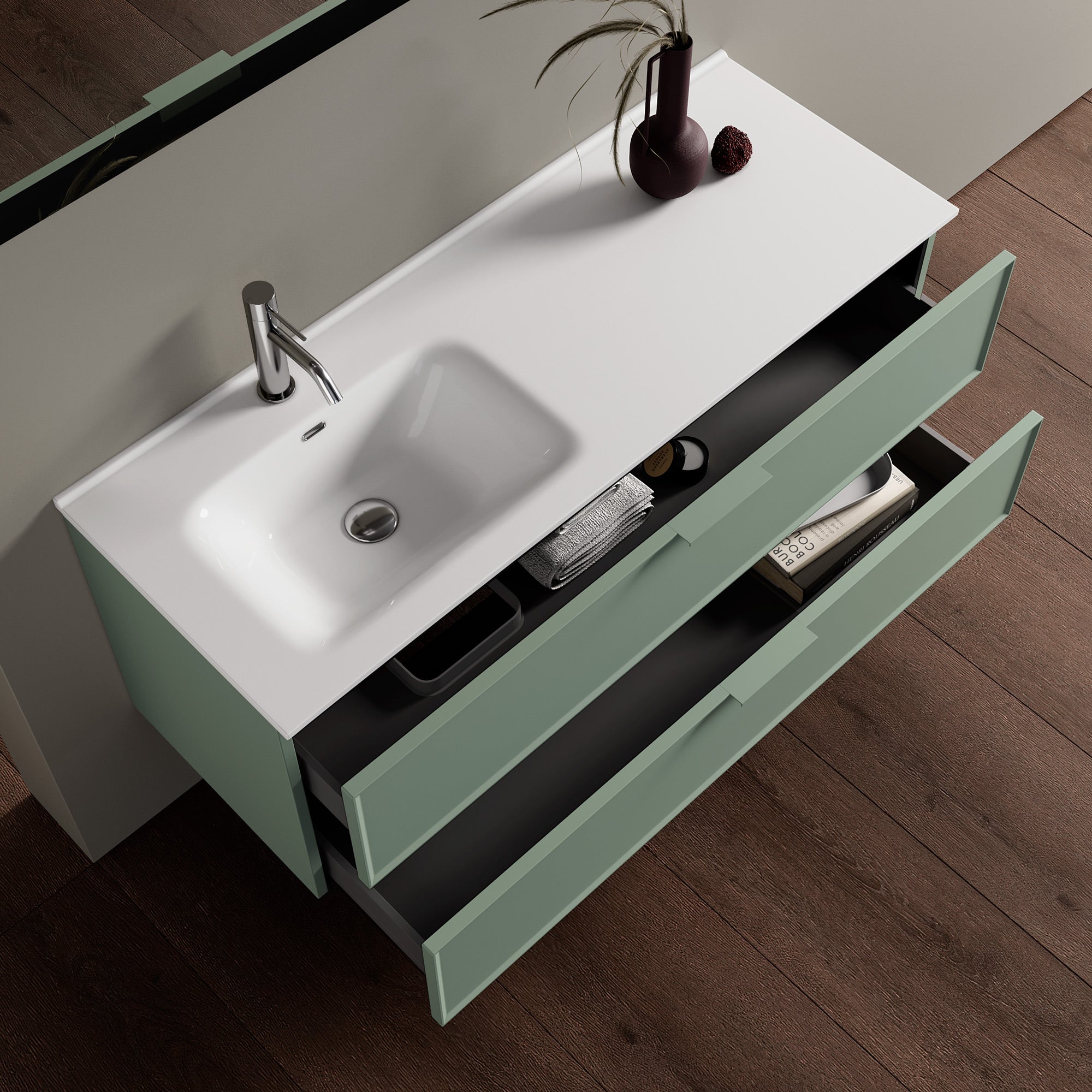 Composizione vasca SX ZEFIRA